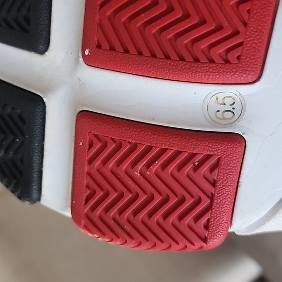 Jeffery Campbell Lo-Fi Chunky Sneakers Black White Red 6.5 - Picture 9 of 12